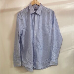 Men's Blue Checkered Shirt